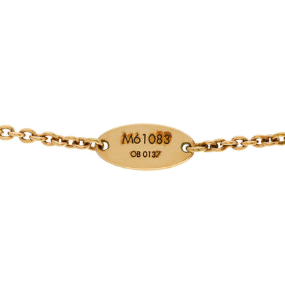 Louis Vuitton Essential V Necklace Gold 6 of 6