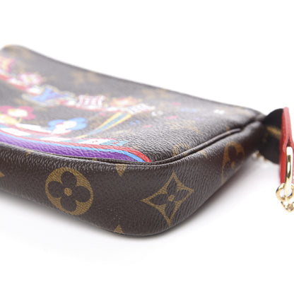 Louis Vuitton Monogram 2020 Christmas Animation Bumper Cars Mini Pochette Accessories Coquelicot 9 of 10