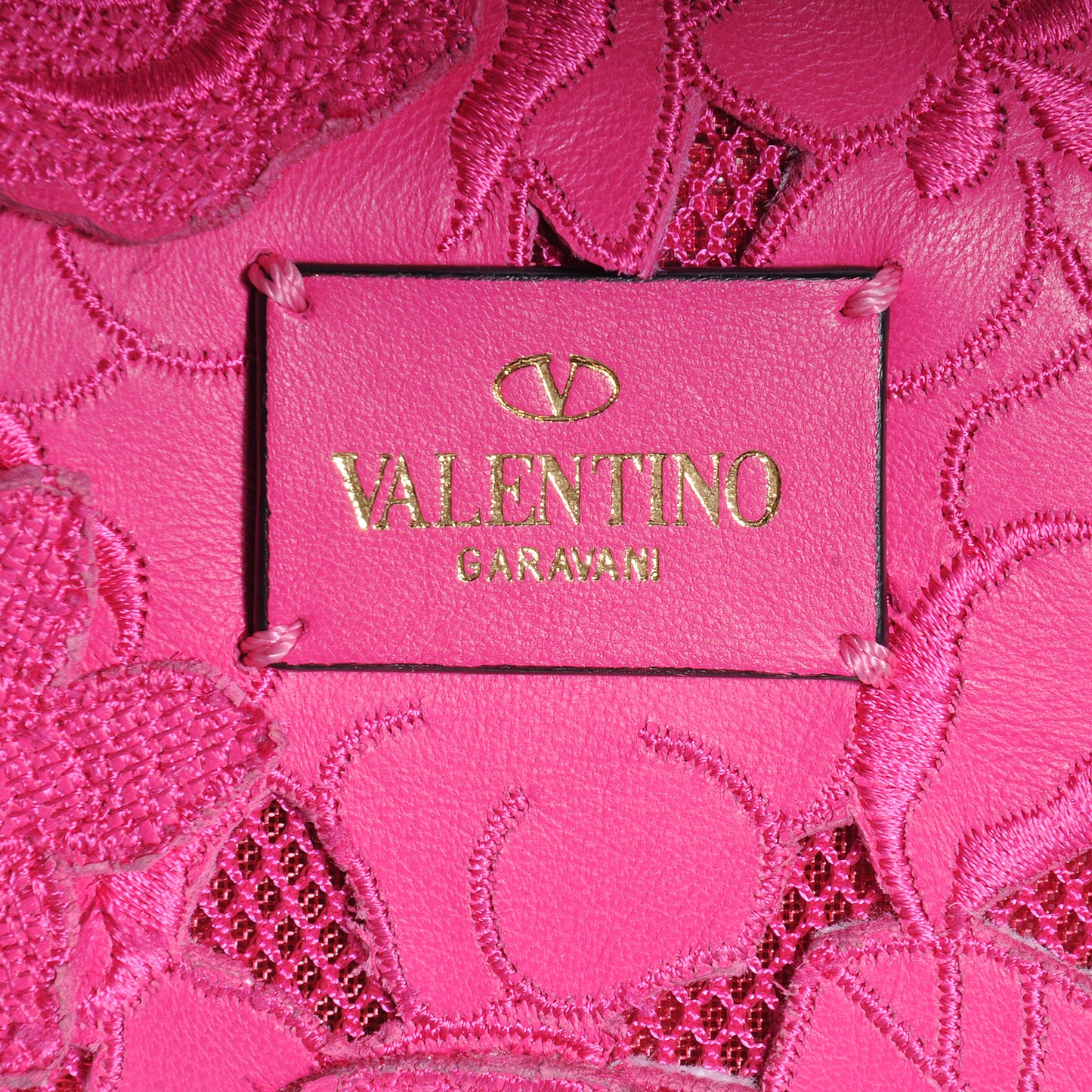 Nappa Lace Girello Flap Pop Fuxia