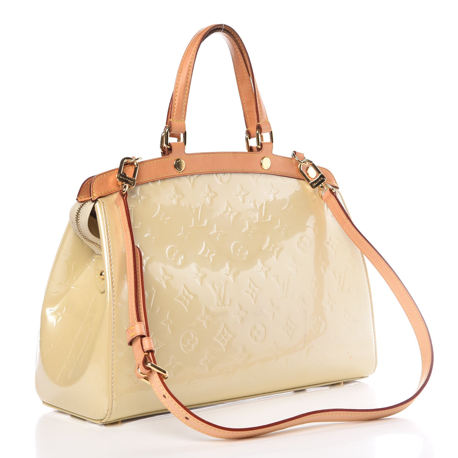 Louis Vuitton Vernis Brea MM Blanc Corail 4 of 17