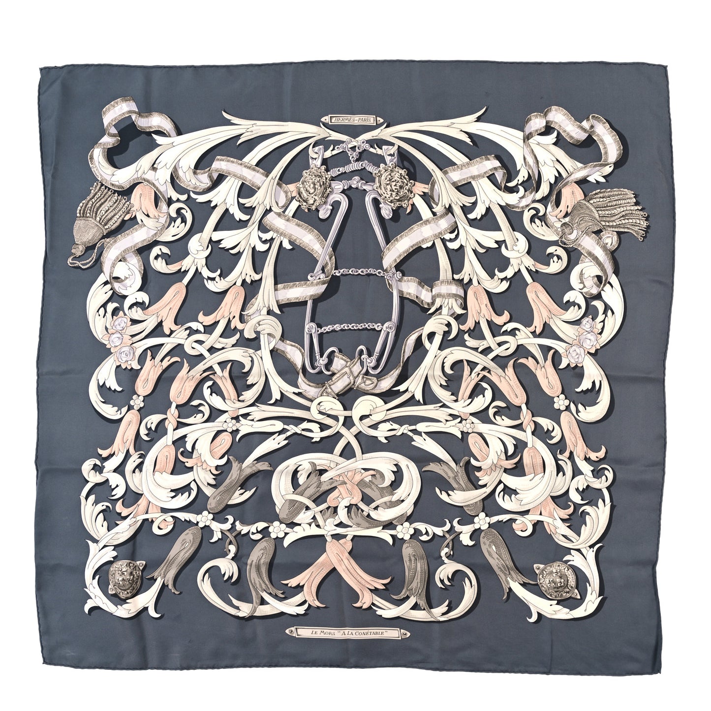 Silk Le Mors A La Conetable Scarf 90