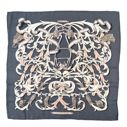 Hermes Silk Le Mors A La Conetable Scarf 90 1 of 4