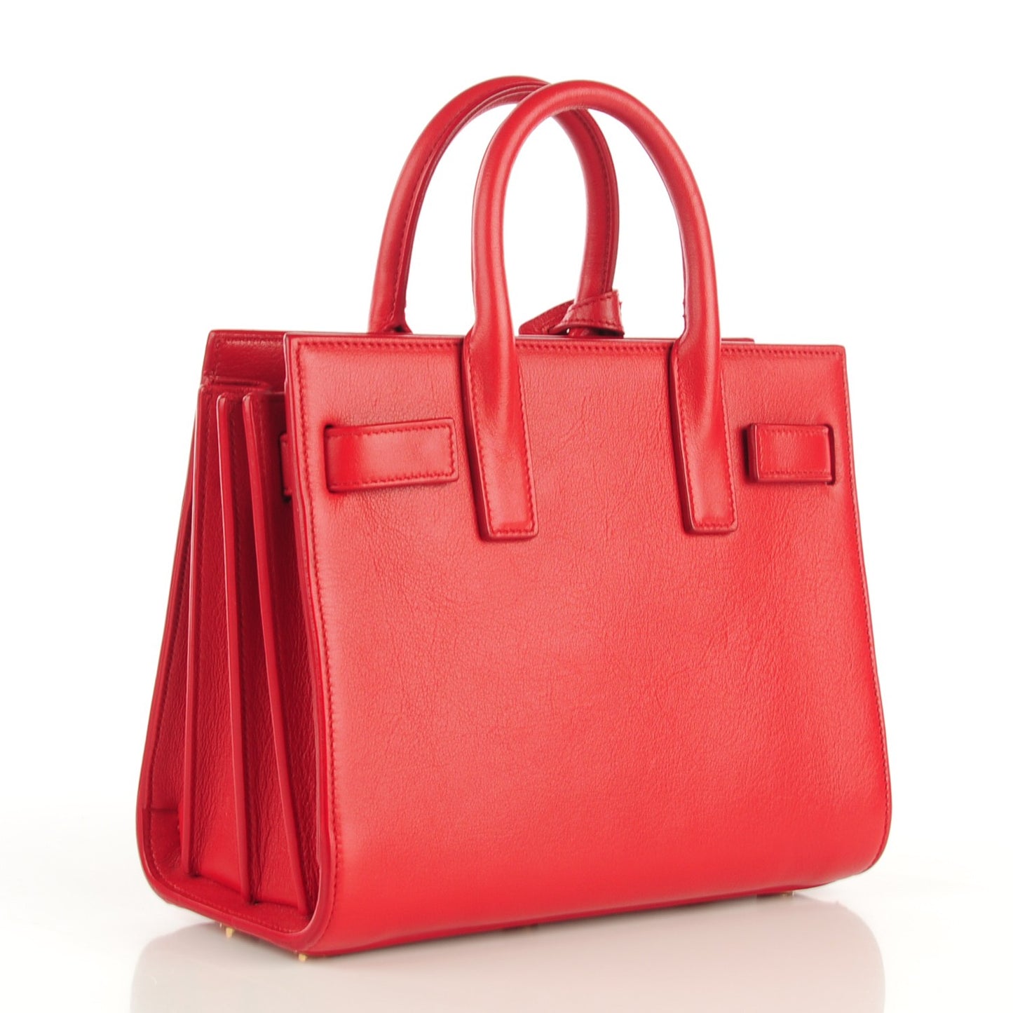 Calfskin Nano Sac De Jour Lipstick Red
