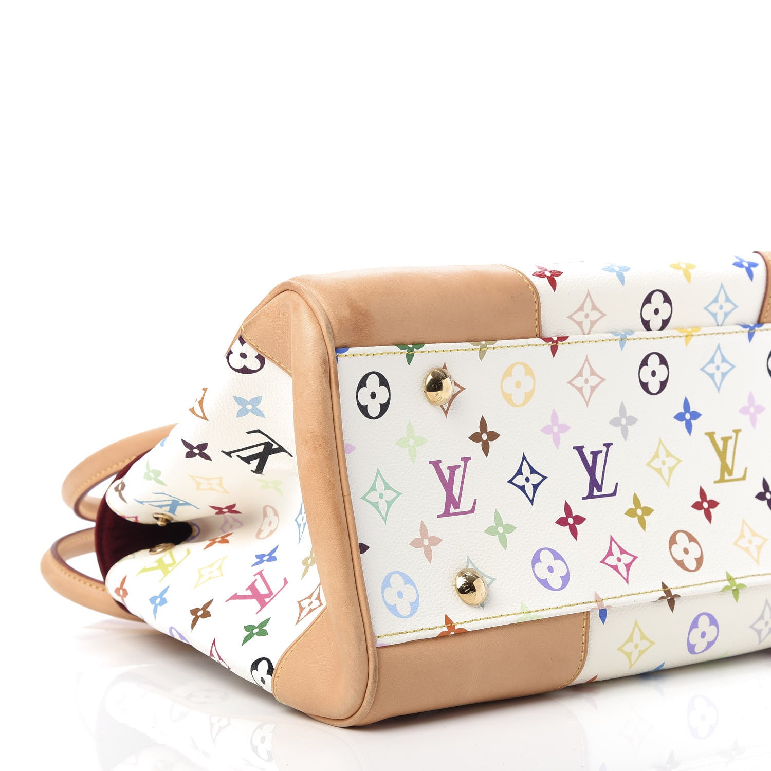 Louis Vuitton Monogram Multicolor Beverly GM White 7 of 9