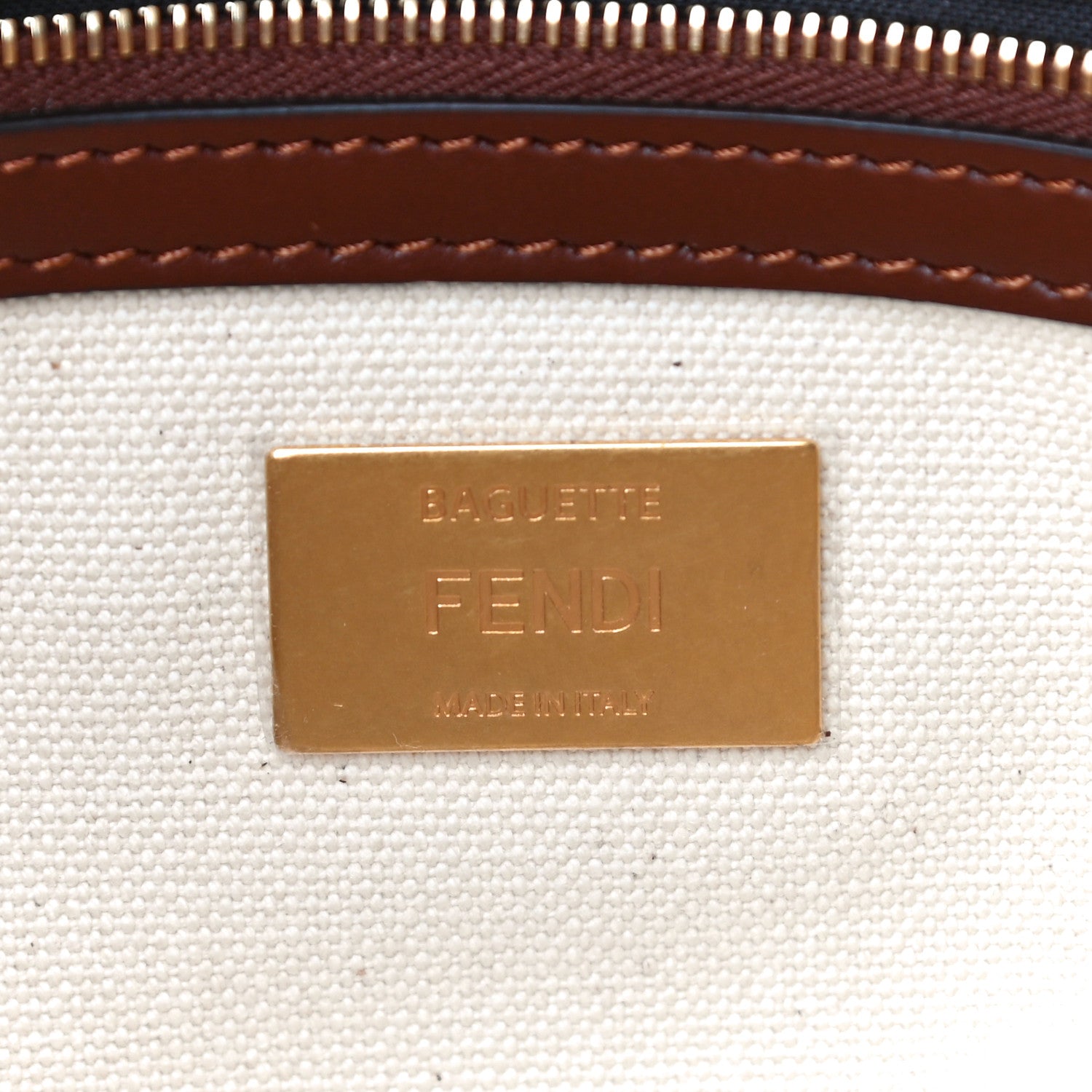 Fendi X SARA COLEMAN Canvas Vitello King Seta FF Fish Eye Embroidered Baguette Grezzo Multicolor Ghianda 6 of 9