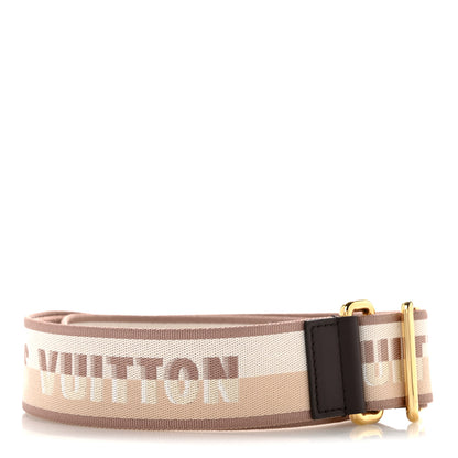 Louis Vuitton Jacquard Speedy Bandouliere 20 Shoulder Strap Beige Brown 2 of 5