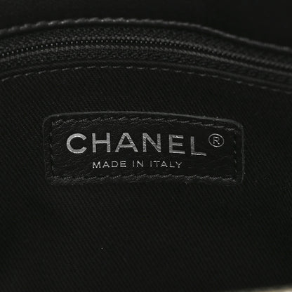 Chanel Lambskin Quilted Chic and Soft Shopping Tote Black 6 of 10