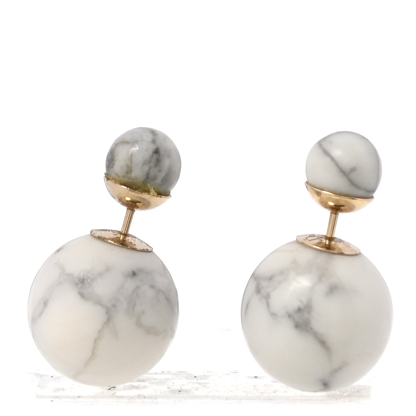 Palladium Mise En Dior Tribal Earrings White