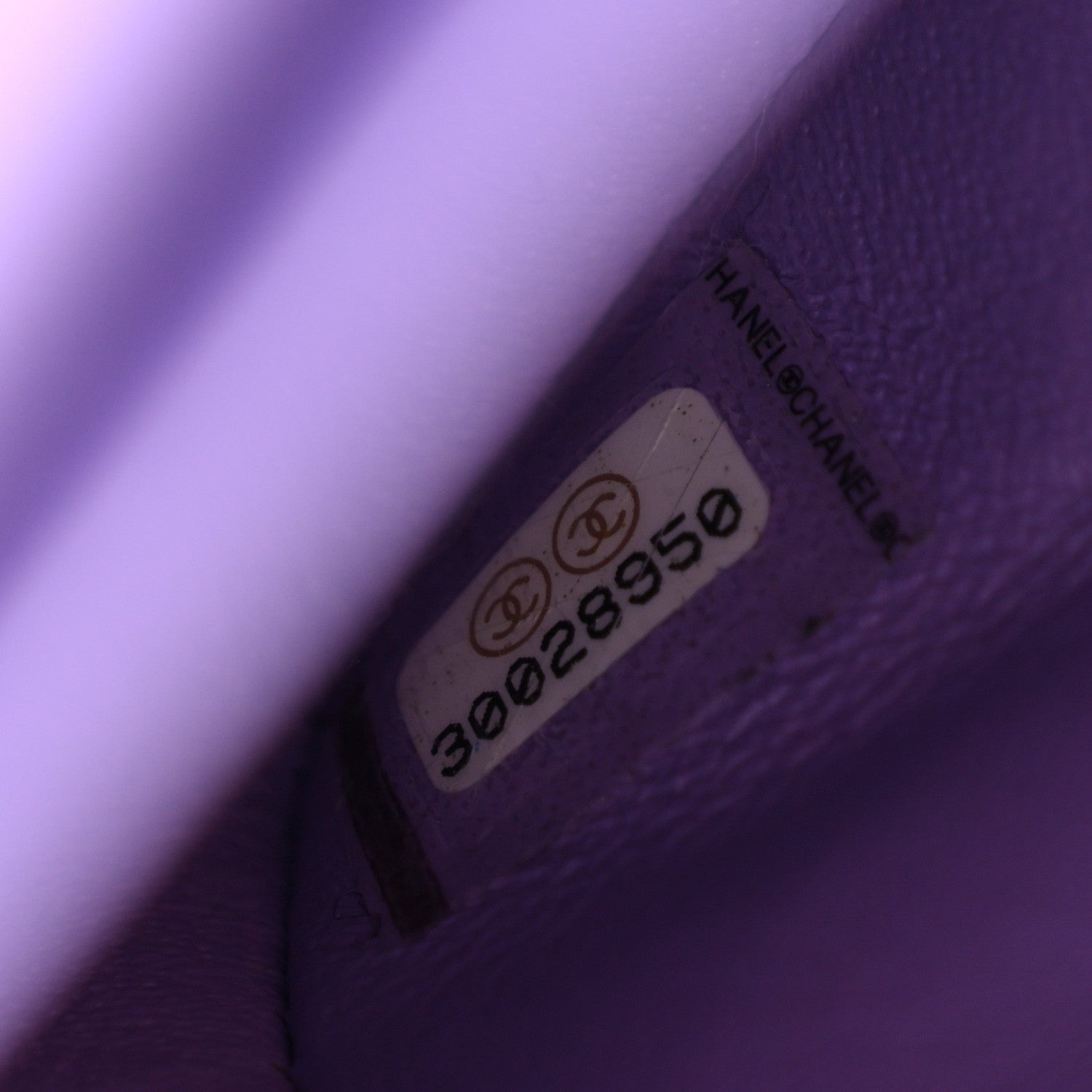 Chanel Lambskin Chevron Quilted Small Double Flap Purple 7 of 13