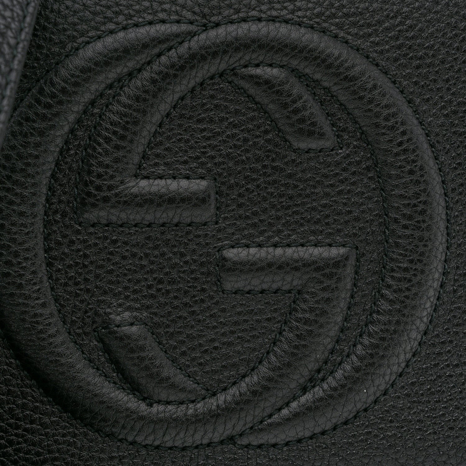 Gucci Pebbled Calfskin Small Soho Disco Bag Black 8 of 11