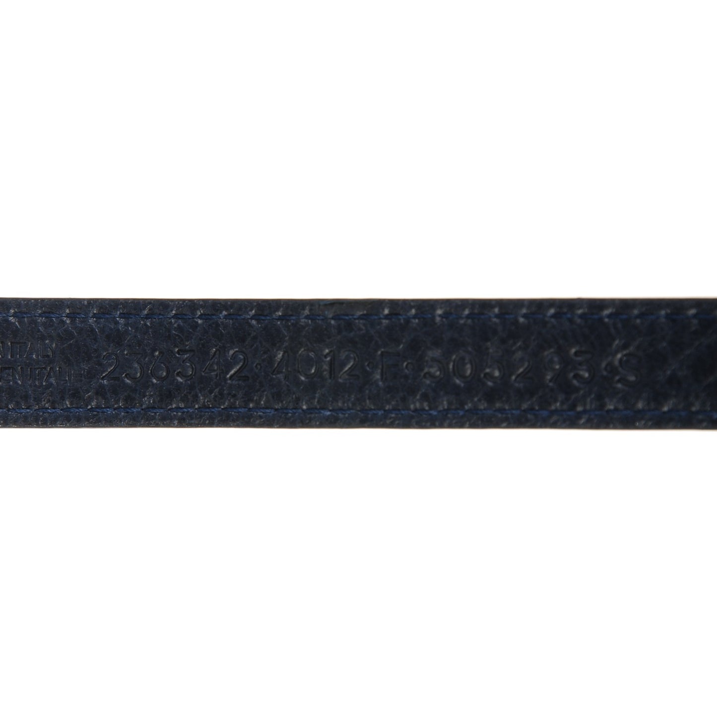 Agneau Arena Classic Hardware Triple Tour Bracelet S Bleu Obscur