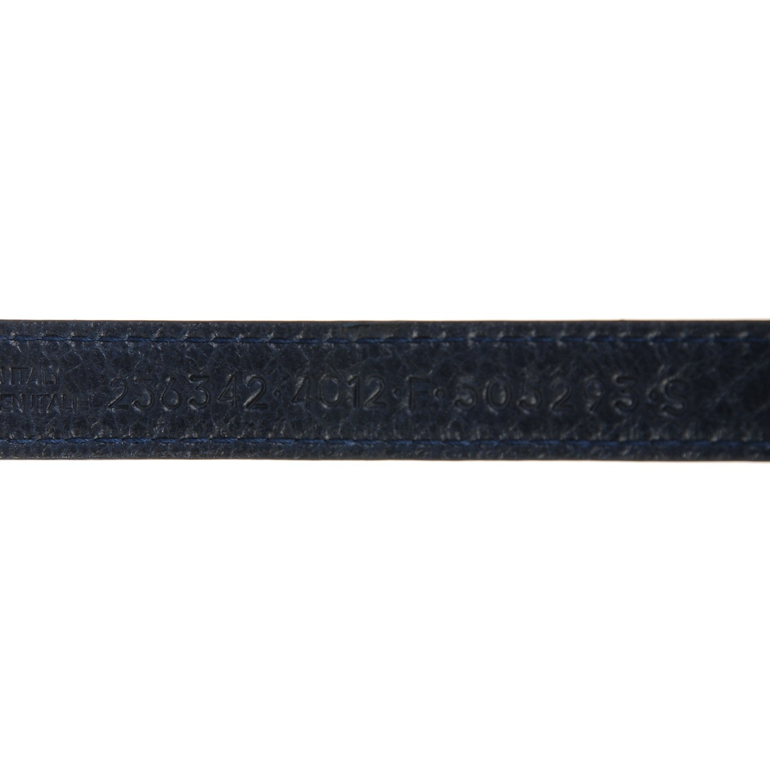 Balenciaga Agneau Arena Classic Hardware Triple Tour Bracelet S Bleu Obscur 3 of 6