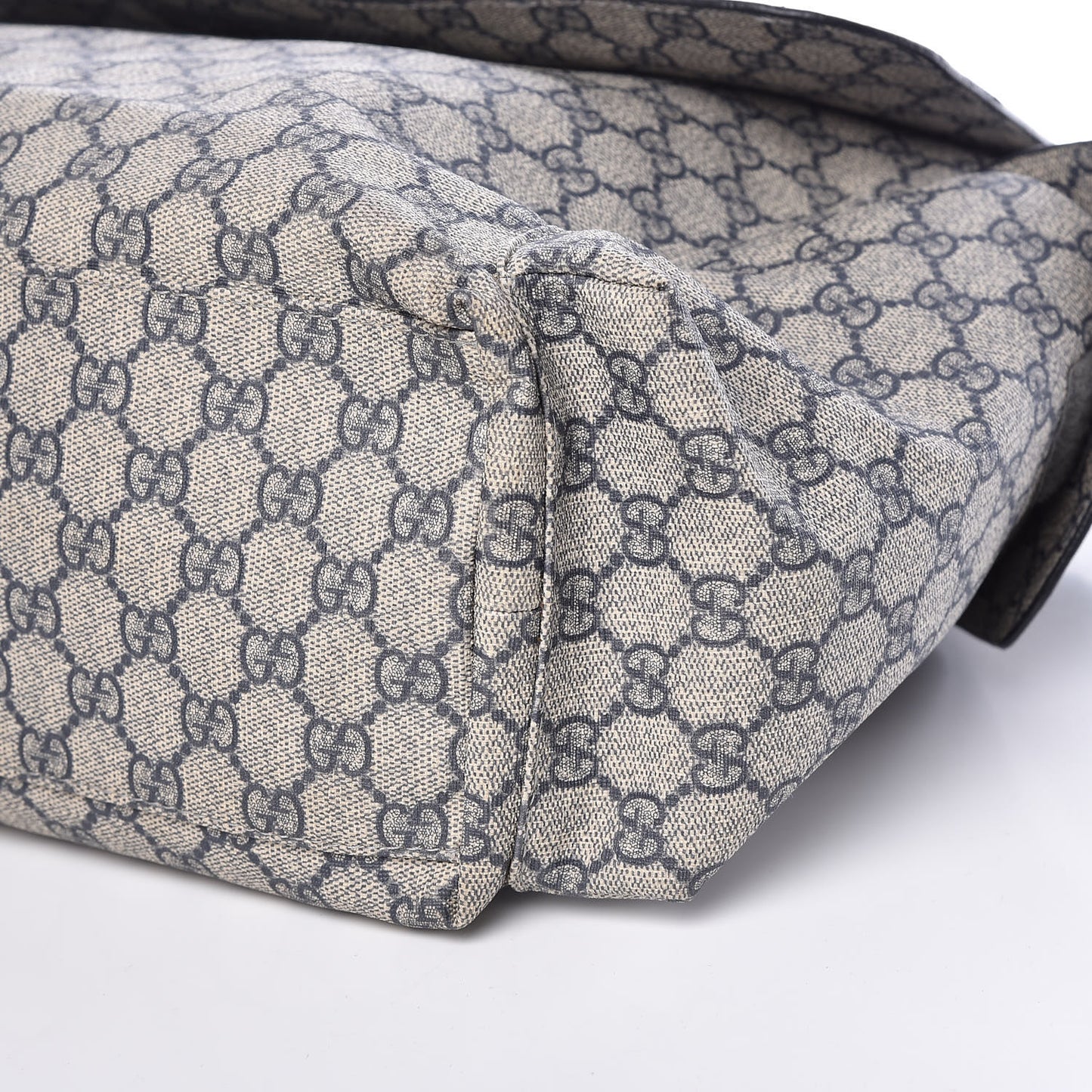 GG Plus Monogram Messenger Diaper Bag Navy