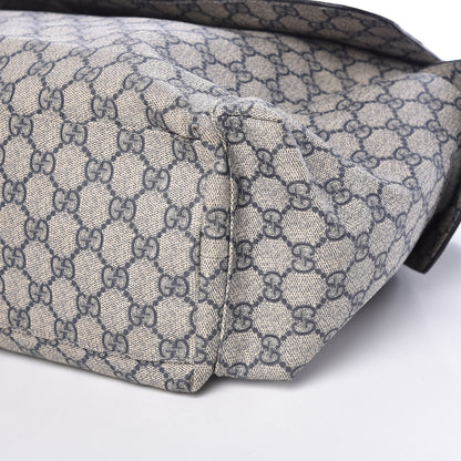 Gucci GG Plus Monogram Messenger Diaper Bag Navy 12 of 17