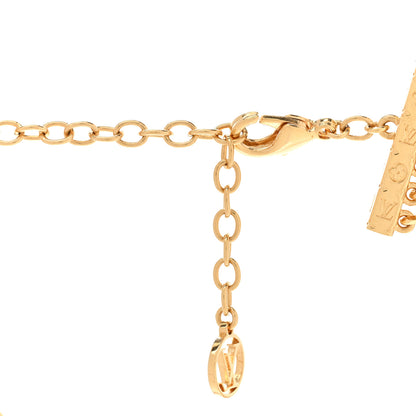 Louis Vuitton Essential V Guilloche Choker Gold 5 of 7
