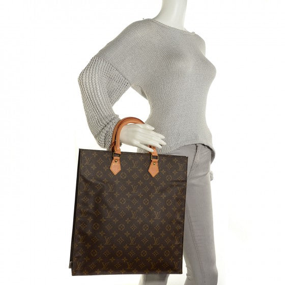 Louis Vuitton Monogram Sac Plat 2 of 14
