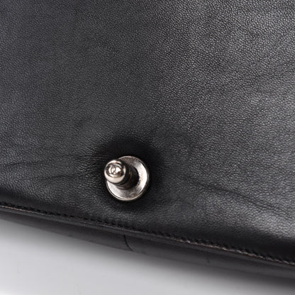 Chanel Lambskin Quilted Medium Boy Flap Black 12 of 14