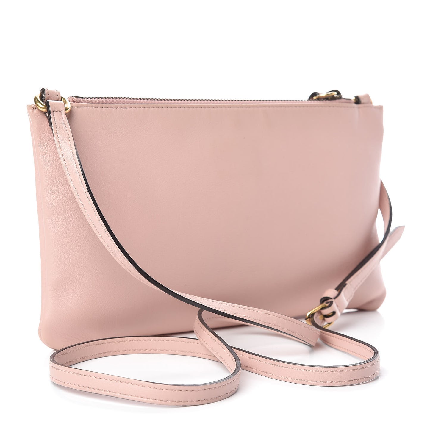 Calfskin Matelasse Small GG Marmont Double Zip Shoulder Bag Perfect Pink
