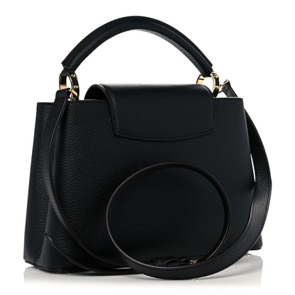 Louis Vuitton Taurillon Capucines PM Black 3 of 10
