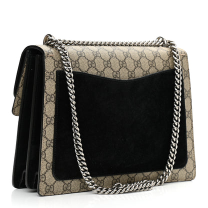 Gucci GG Supreme Monogram Medium Dionysus Shoulder Bag Black 3 of 11