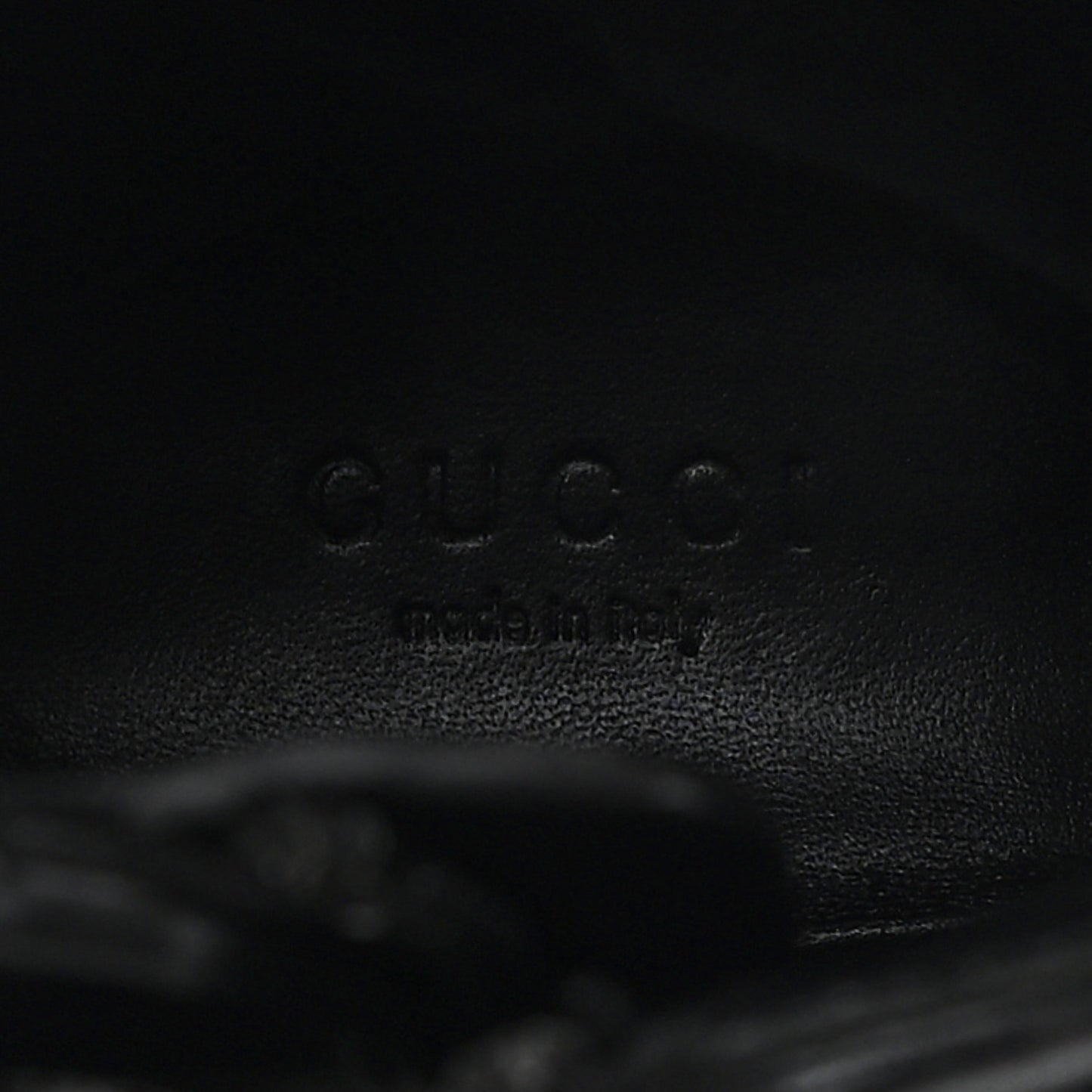 Nappa Frances GG Matelasse Platform Combat Boots 37 Black