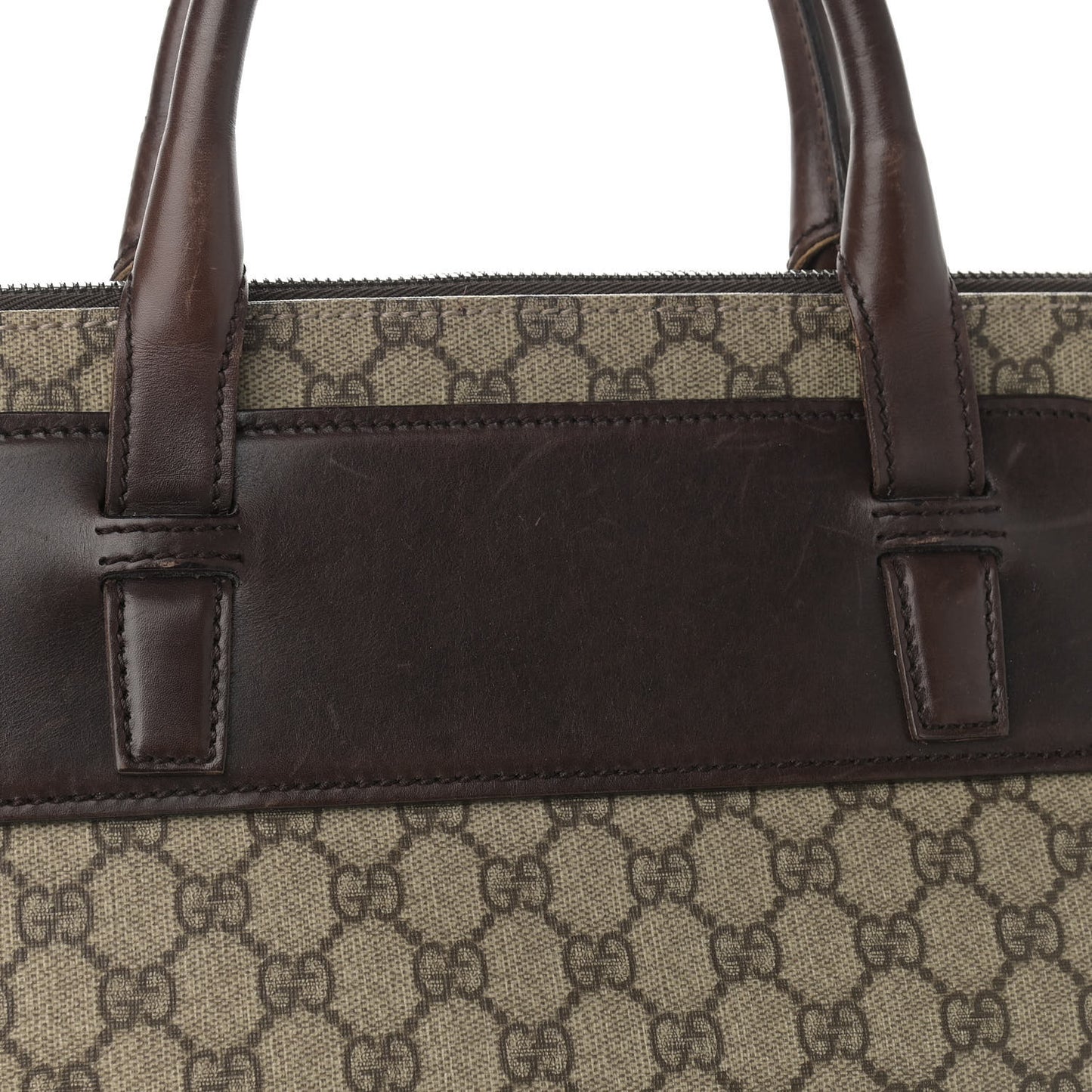 GG Plus Monogram Top Handle Tote