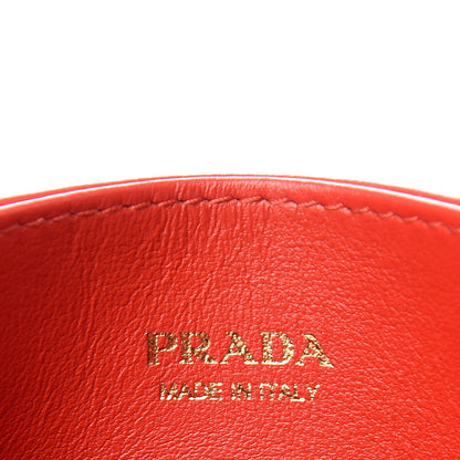 Prada Vitello Move Metal Card Case Lacca 6 of 7