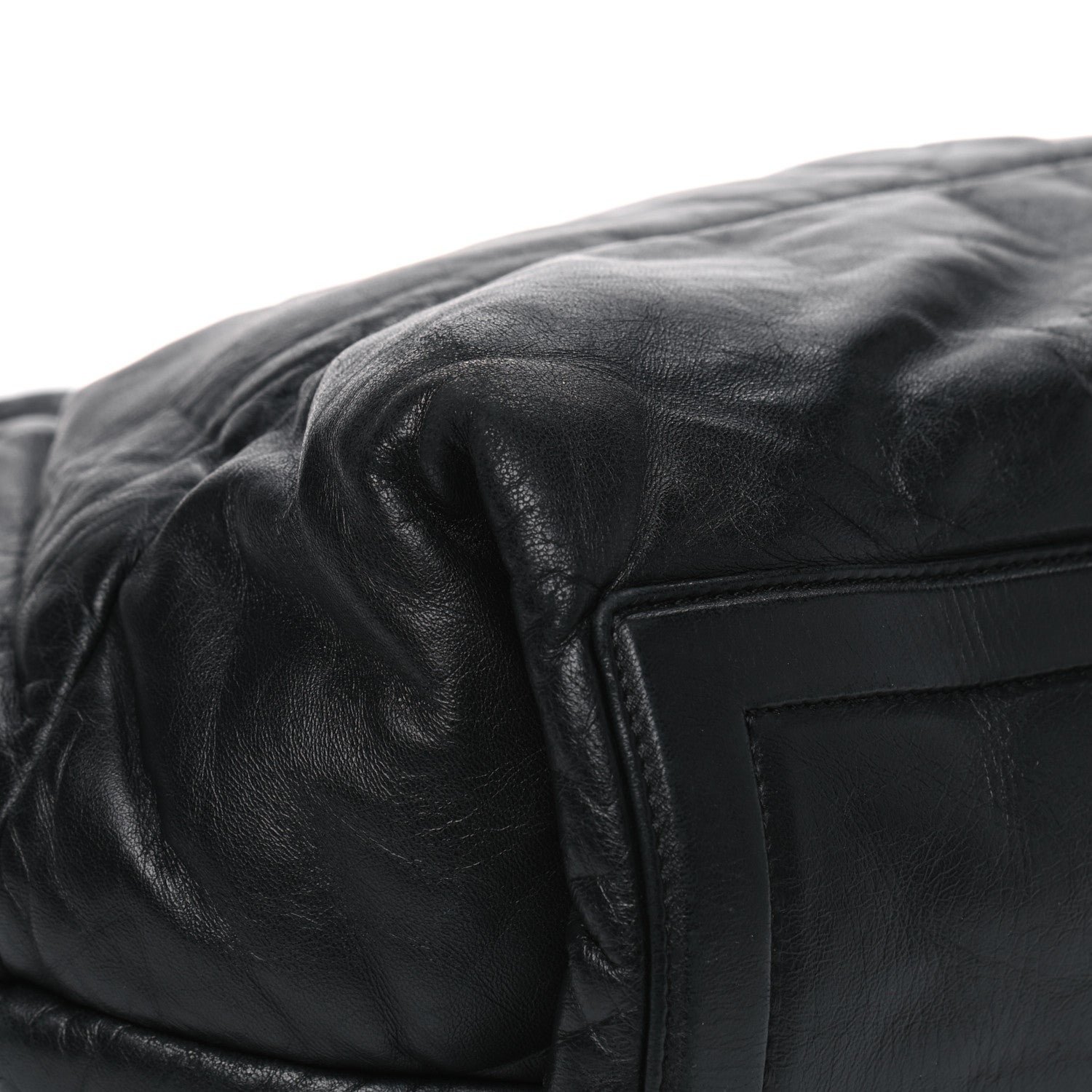 Chanel Lambskin Quilted Medium Coco Cocoon Reversible Tote Black 5 of 9