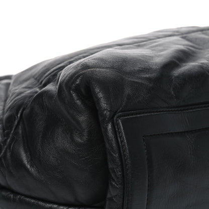Chanel Lambskin Quilted Medium Coco Cocoon Reversible Tote Black 5 of 9