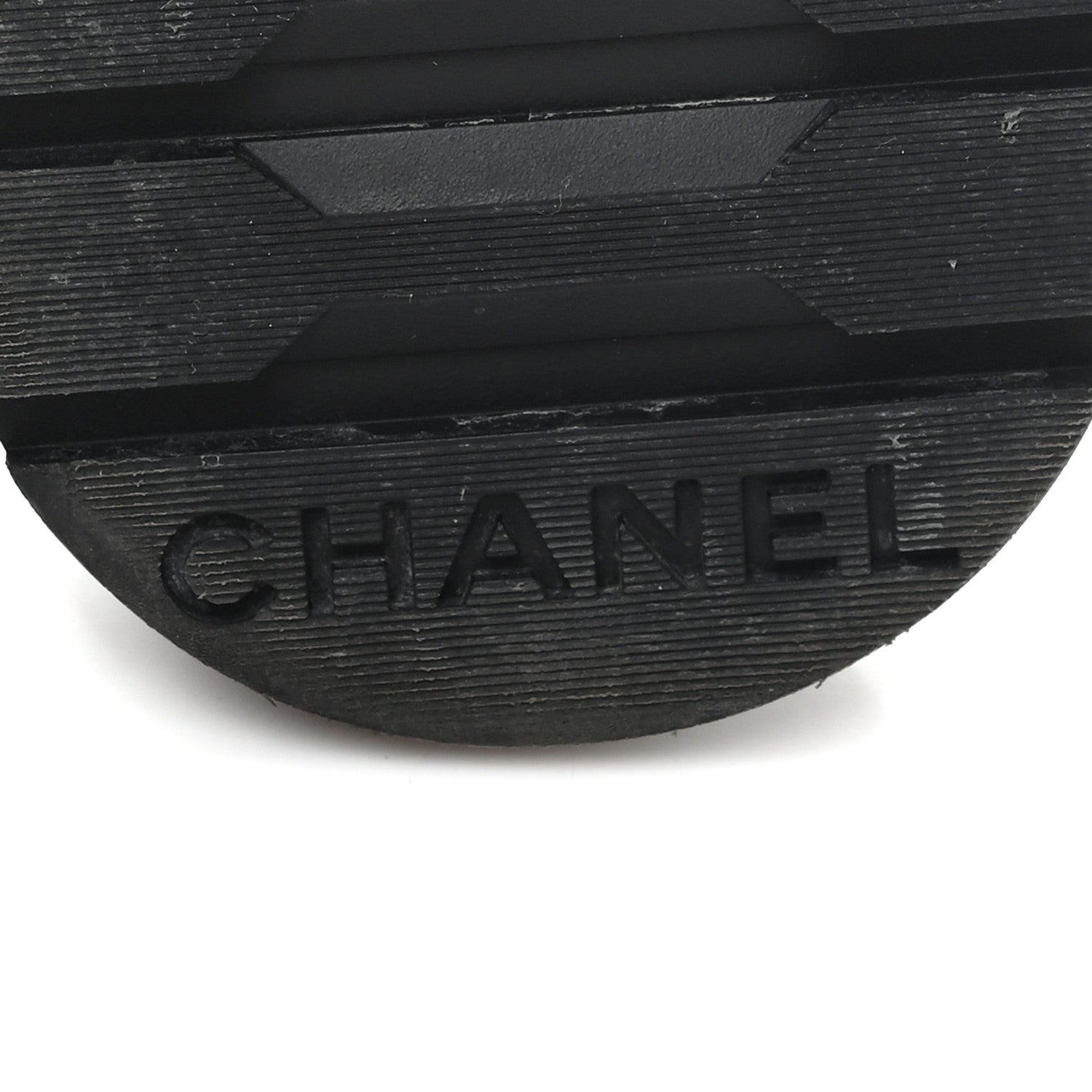 Chanel Shiny Goatskin Calfskin Quilted Lace Up Combat Boots 40.5 Black 7 of 9