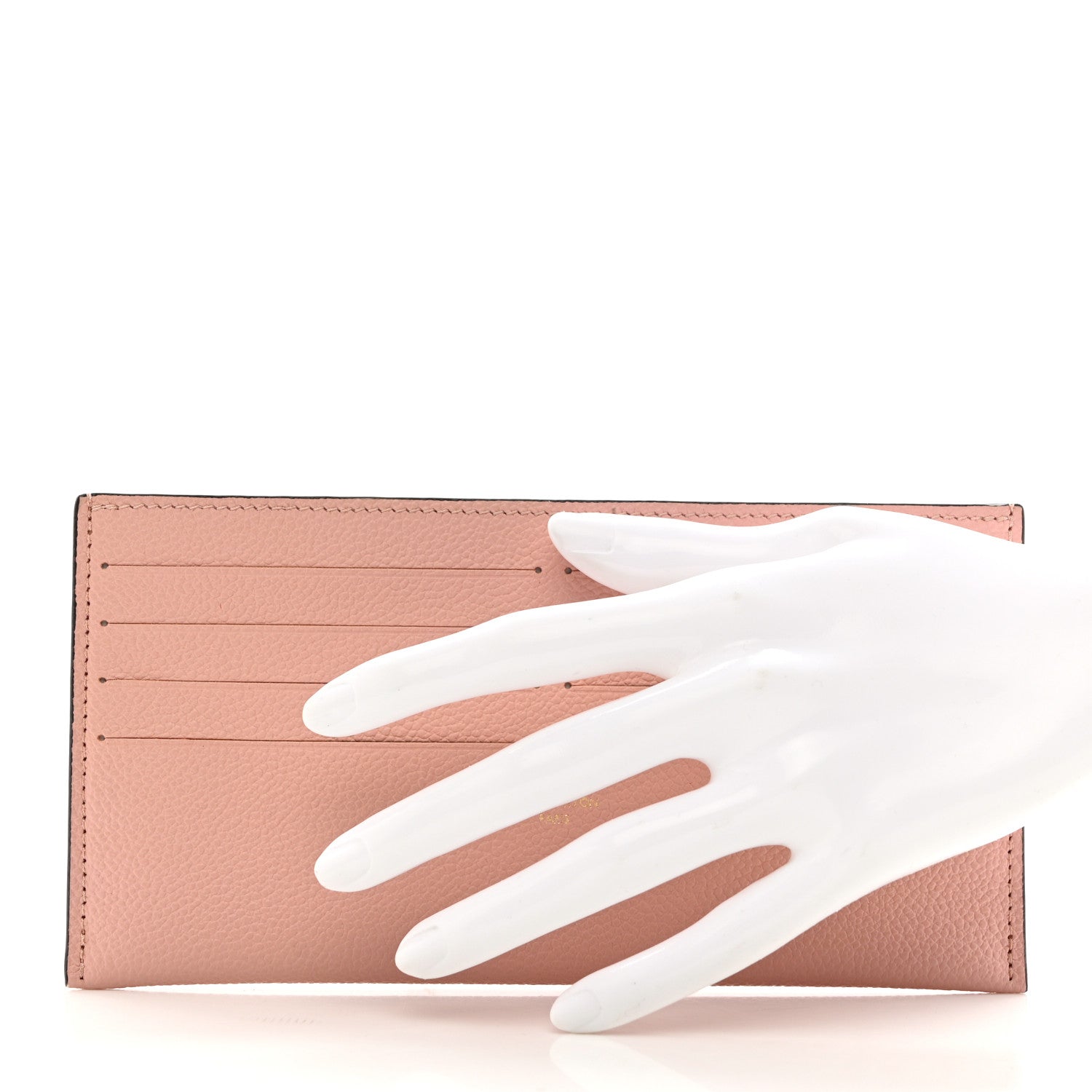 Louis Vuitton Calfskin Felicie Card Holder Insert Rose Poudre 2 of 7