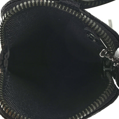 Louis Vuitton Monogram Eclipse Vivienne Zipper Key Ring 4 of 6