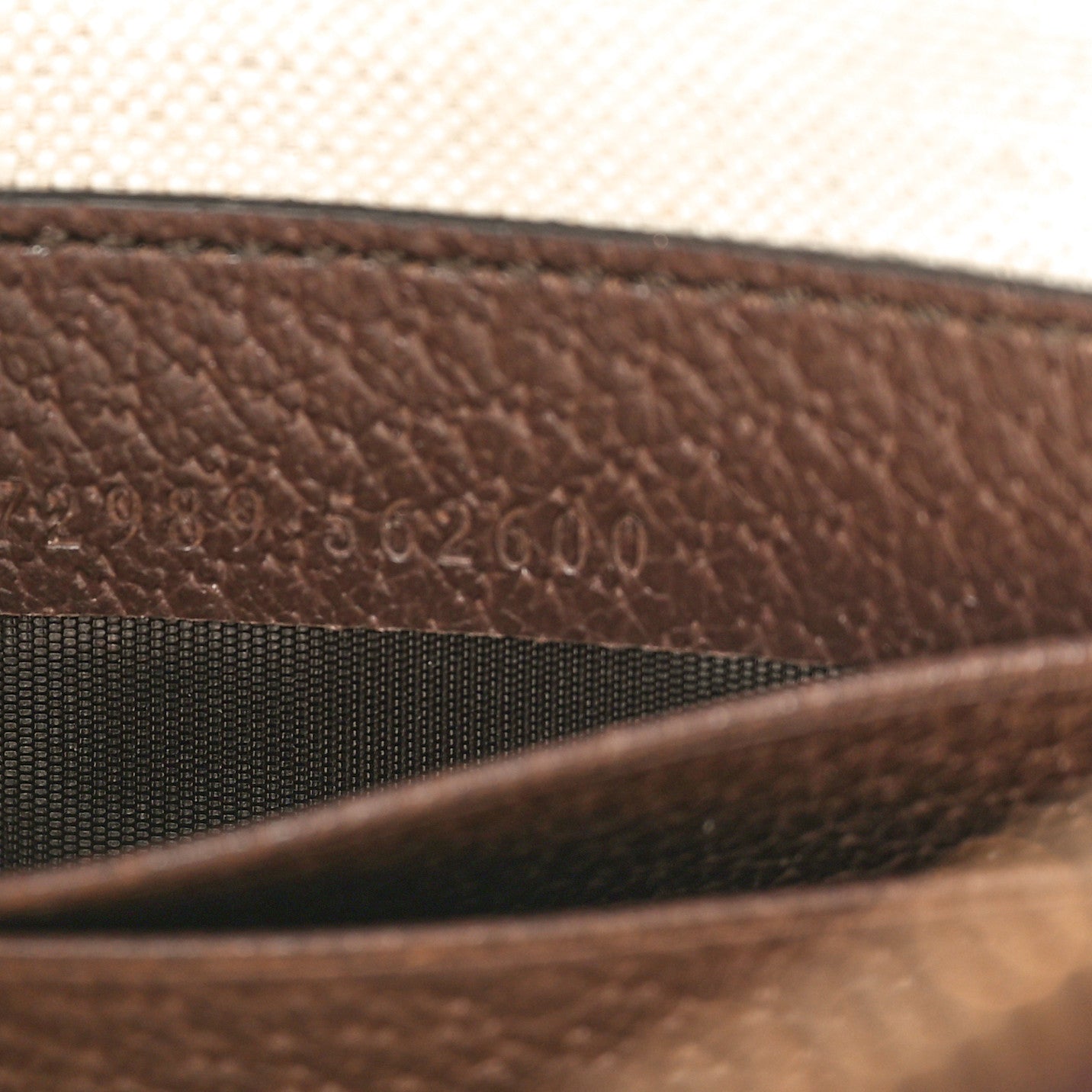 Gucci GG Supreme Monogram Web Ophidia Wristlet Pouch Brown 7 of 8