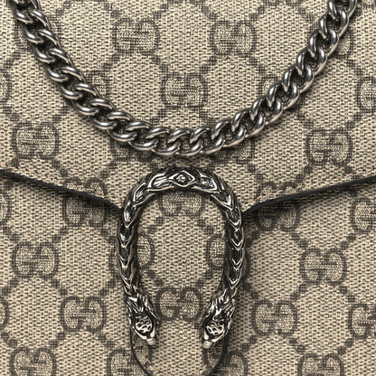 Gucci GG Supreme Monogram Mini Dionysus Chain Wallet Beige Taupe 8 of 11