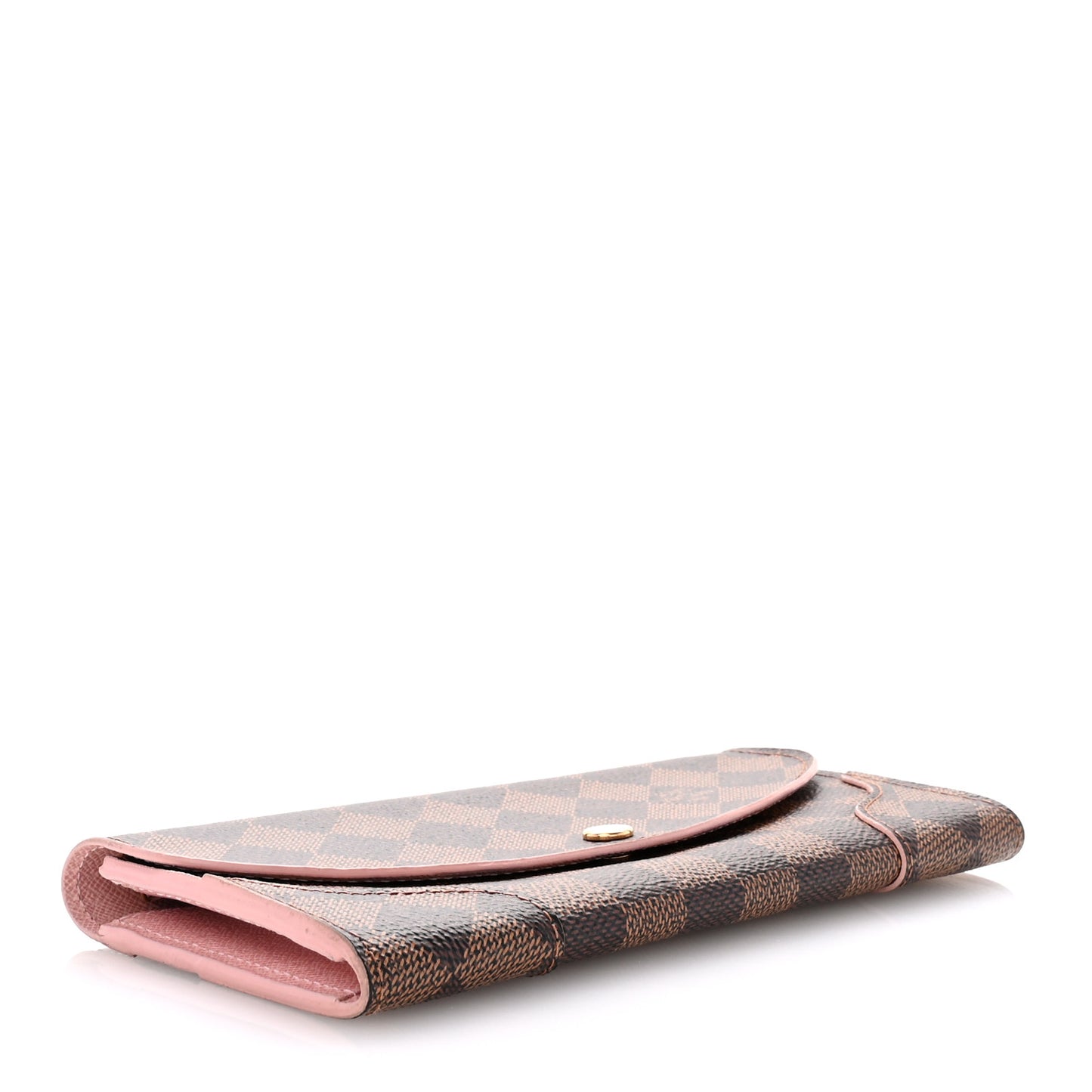 Damier Ebene Caissa Wallet Rose Ballerine