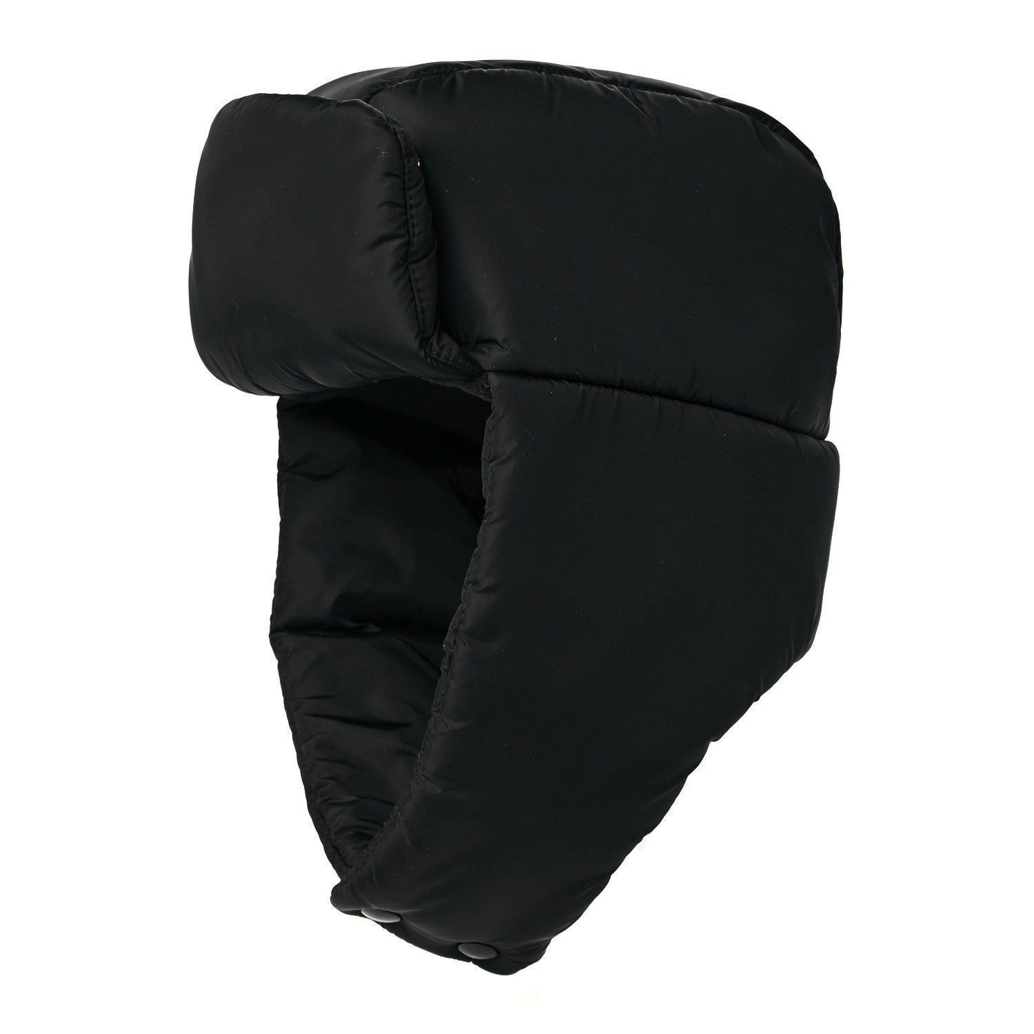 Prada Nylon Trapper Hat M Black 2 of 6