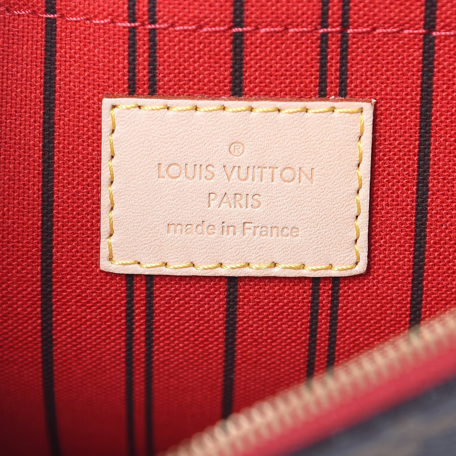 Louis Vuitton Monogram Neverfull MM GM Pochette Cherry 6 of 6
