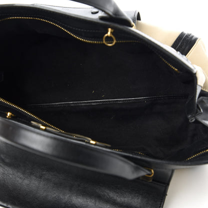 Chloe Sheepskin Calfskin Large Alice Satchel Husky White 5 of 12