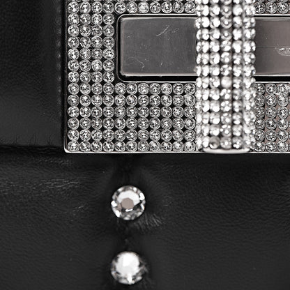 Tom Ford Lambskin Quilted Crystal Small Natalia Chain Bag Black 12 of 19