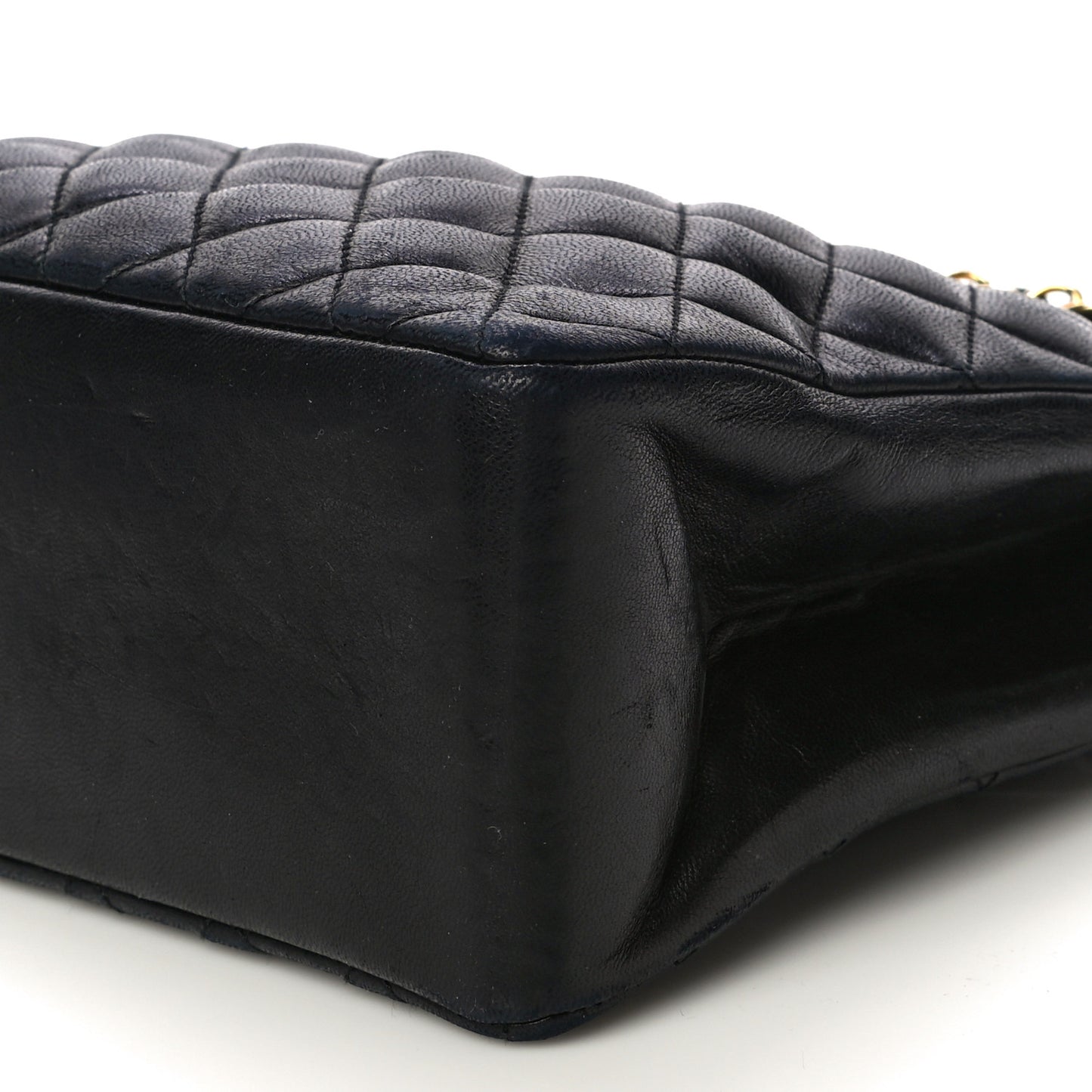 Lambskin Quilted Crossbody Black