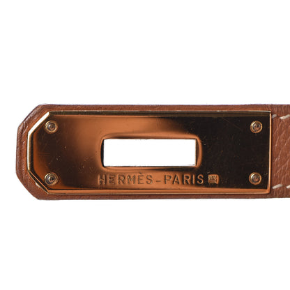 Hermes Courchevel Kelly Sellier 32 Gold 30 of 41