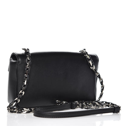 Fendi Nappa Mini Be Baguette Shoulder Bag Black 3 of 7