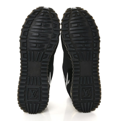 Louis Vuitton Suede Monogram Run Away Sneakers 38.5 Black 6 of 10