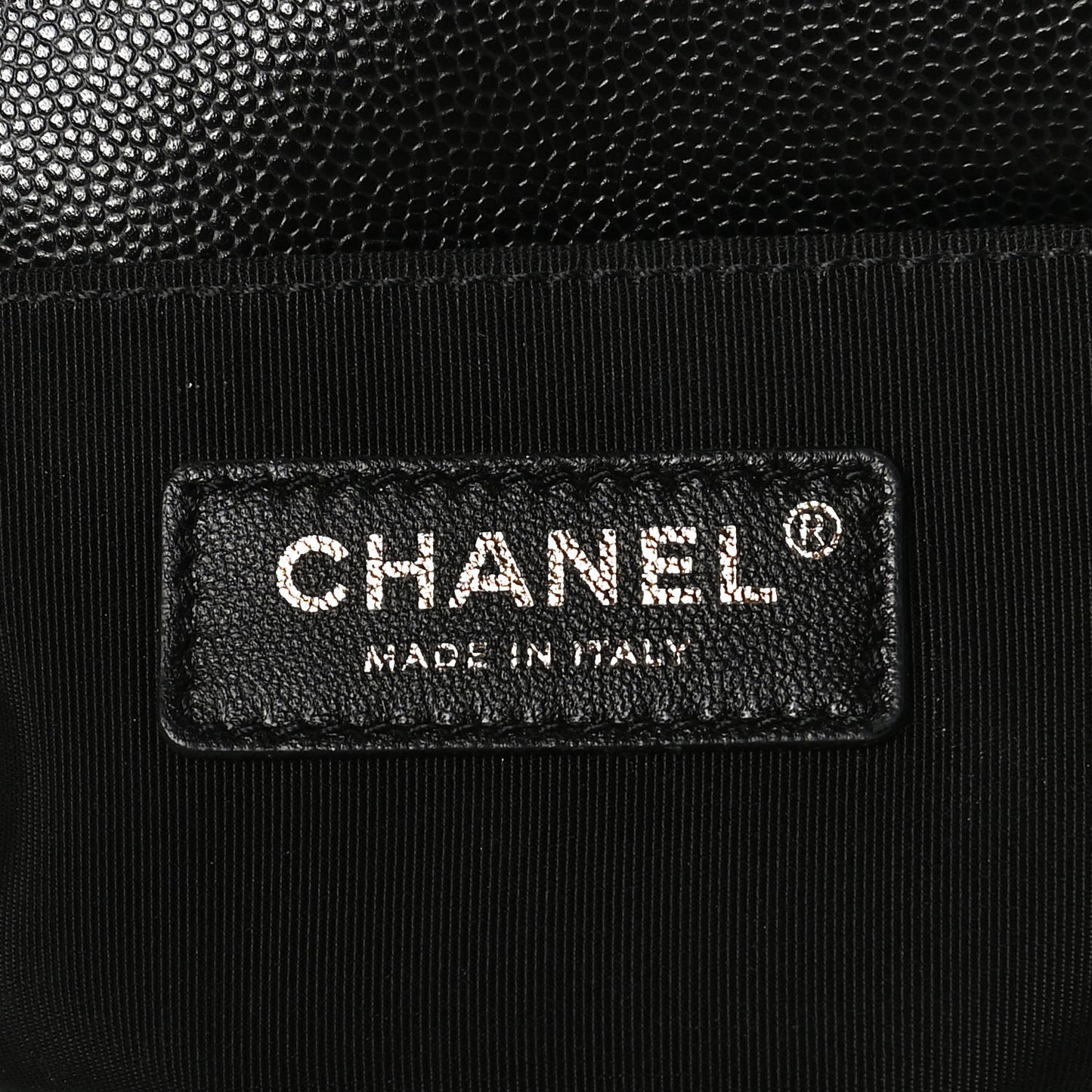 Caviar Quilted Small Boy Flap Black