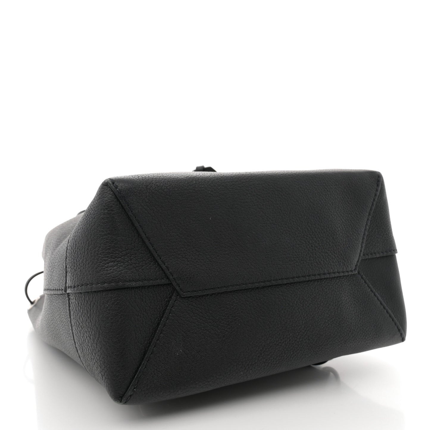 Calfskin Lockme Backpack Black