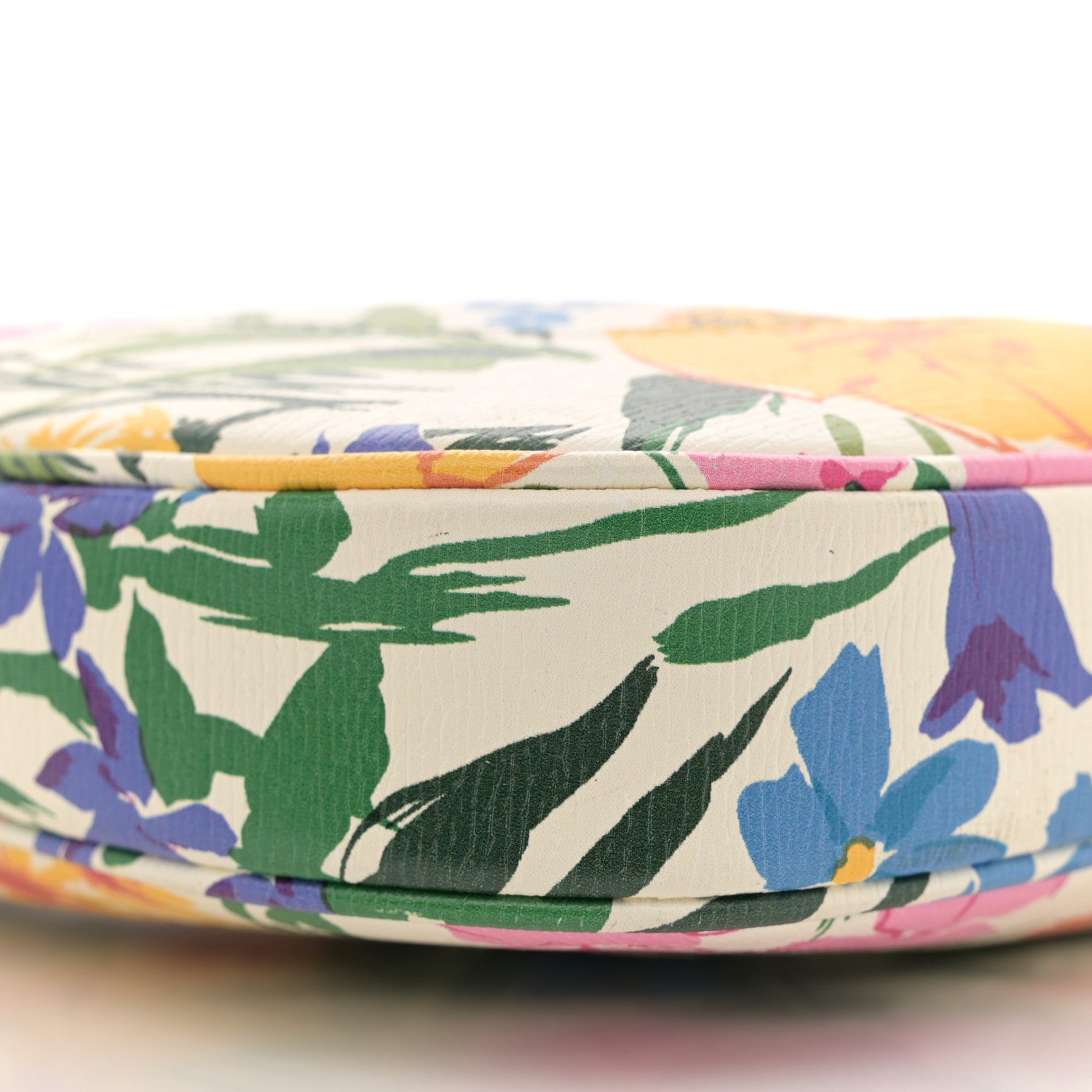 Gucci X KEN SCOTT New Shangai Calfskin Jardin D'Avril Floral Print Small Jackie 1961 Hobo Ivory Pink 9 of 12