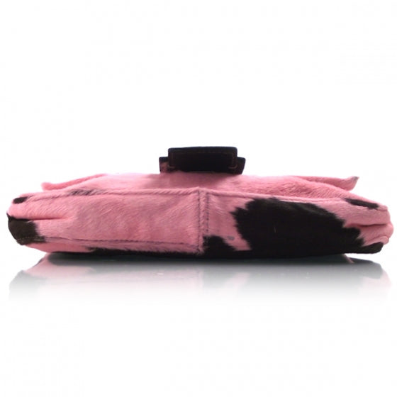 Calf Hair Baguette Pink
