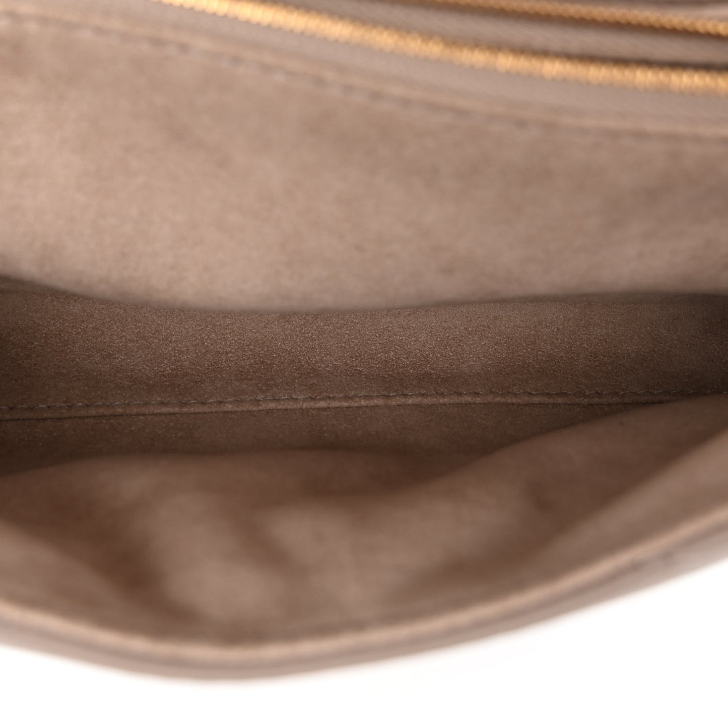 Calfskin LV New Wave Chain Bag Taupe