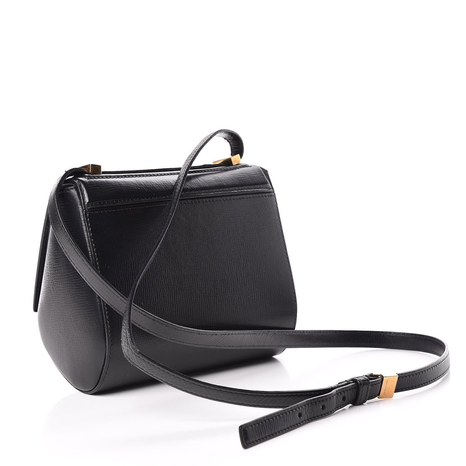 Givenchy Textured Calfskin Mini Pandora Box Crossbody Bag Black 3 of 15
