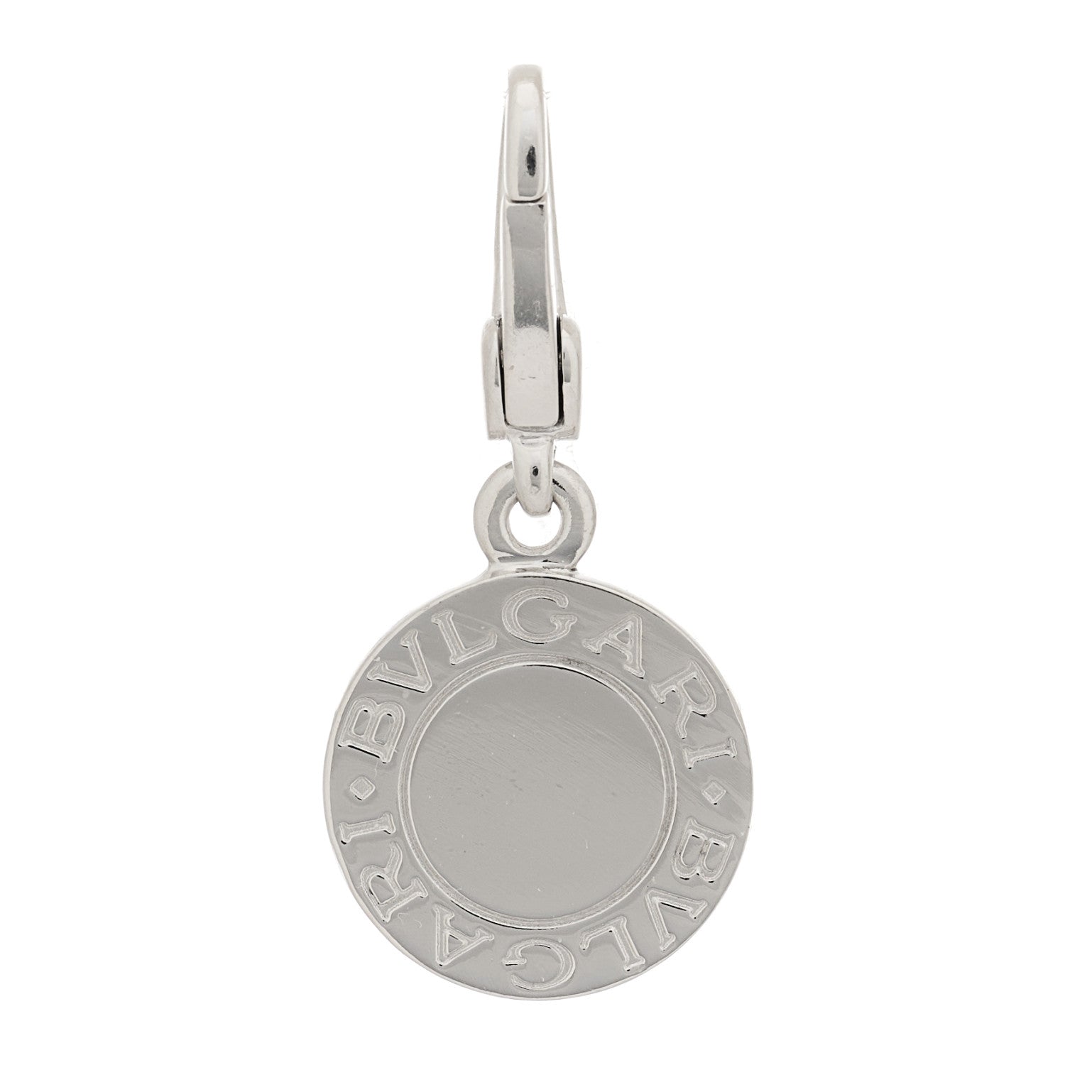 Bulgari 18K White Gold Black Onyx BVLGARI BVLGARI Charm Pendant 3 of 3